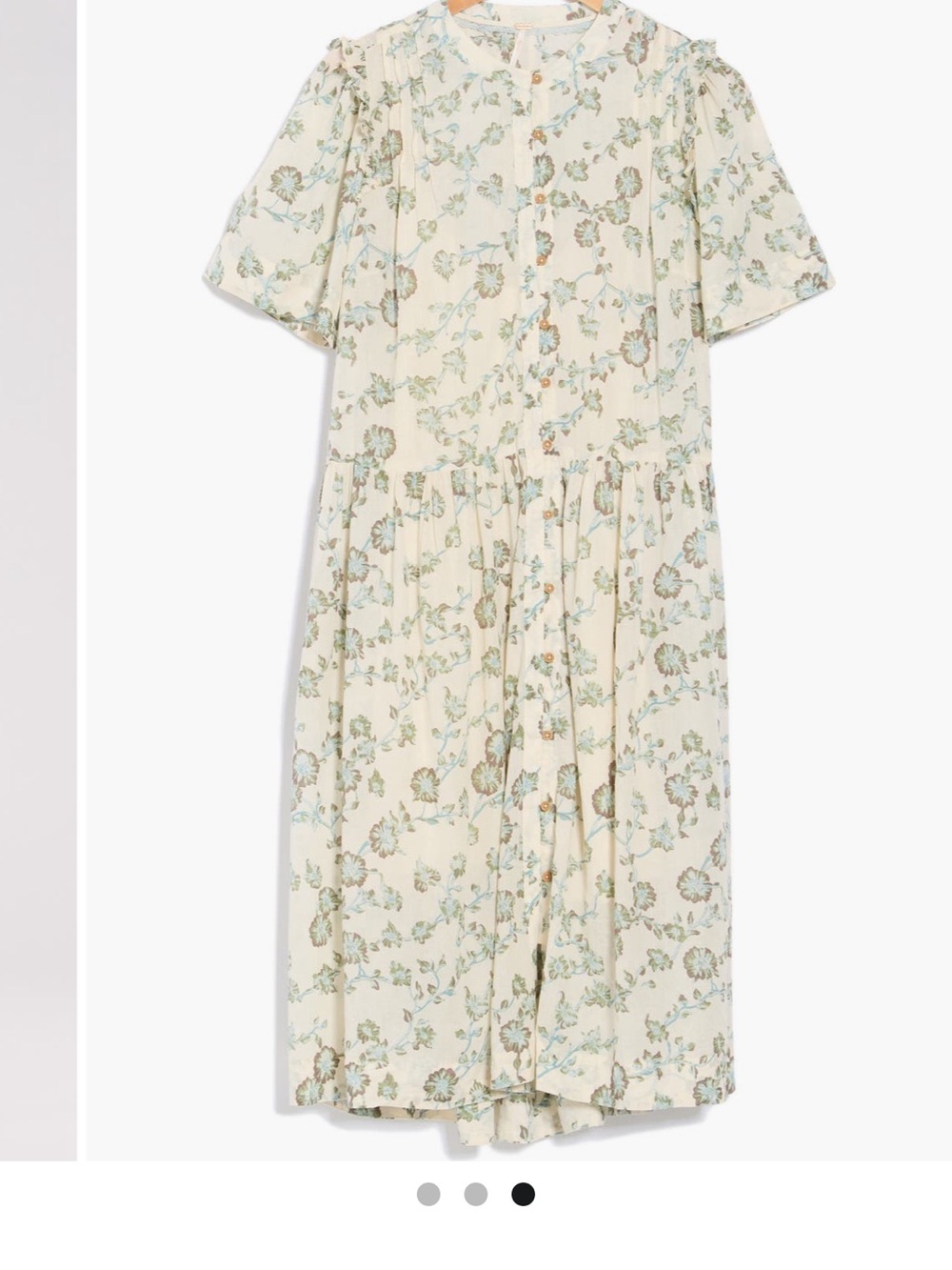 Free people Girls' Cream Floral Midi Dress